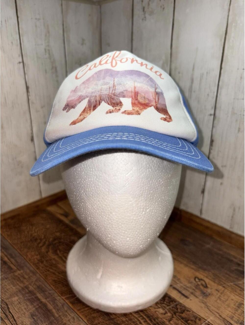 Element Skateboards Snapback Hat Cap California Bear Foam Trucker Skater Y2K